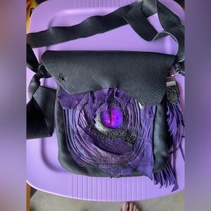 Dawn McPherson Black and Purple Women's Bag